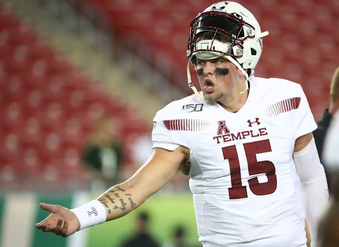 Temple quarterback Anthony Russo